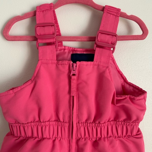 Falls Creek Kids Hot Pink Insulated Snow Ski Suit Pants Overalls Size 18 Months - Picture 6 of 11